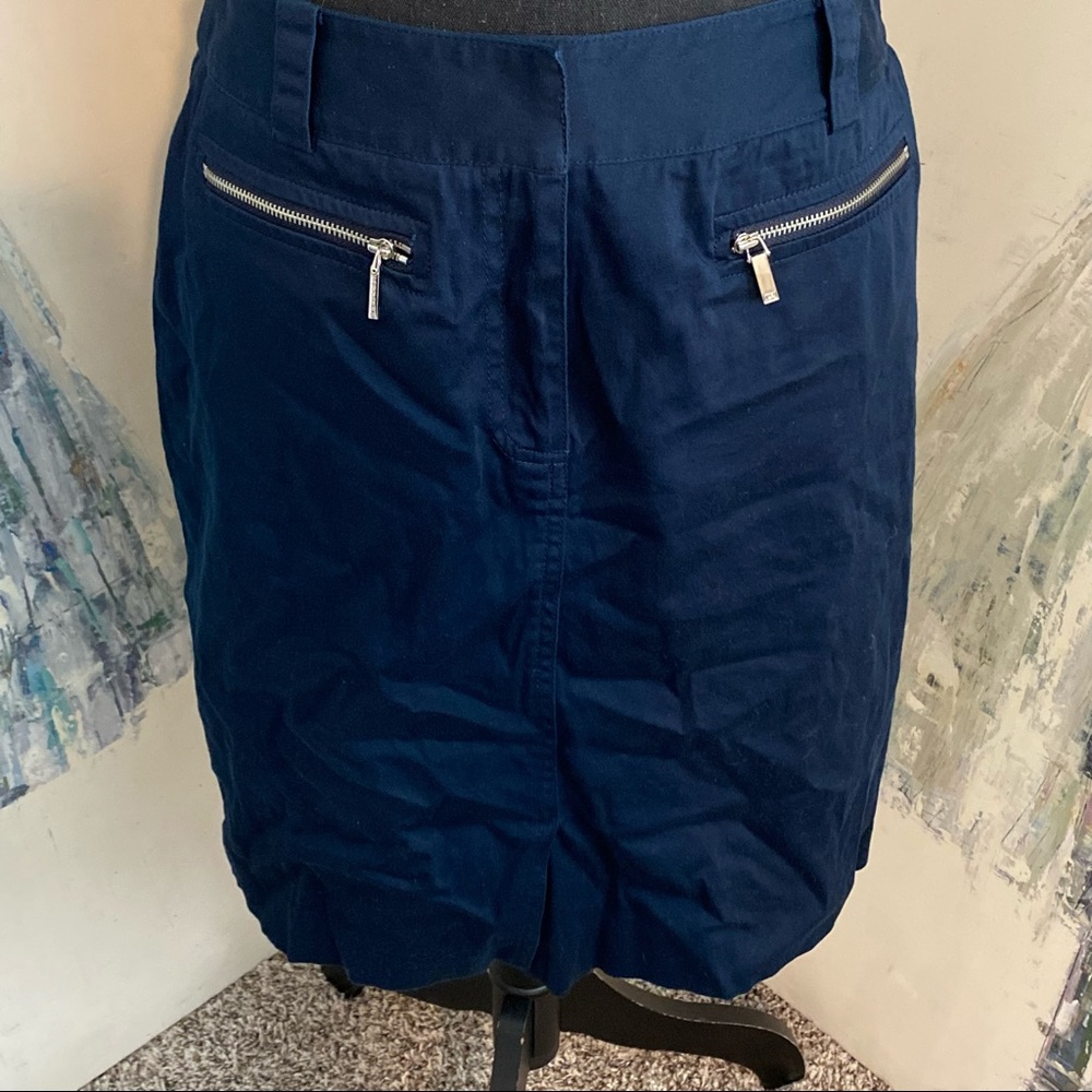 Jones New York Navy Skirt Size 8